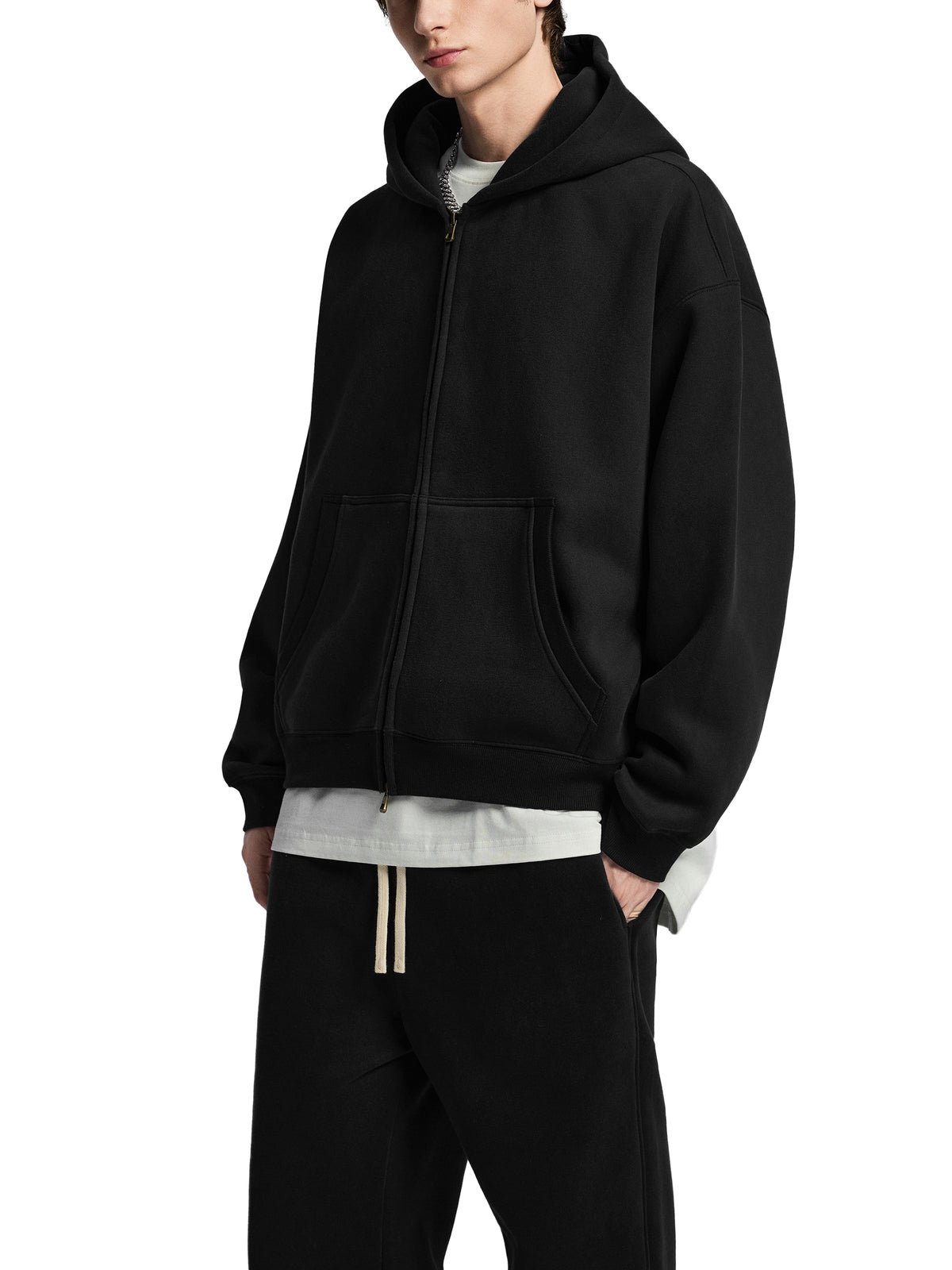 Chosen & Called Oversized Fleece Boxy Hoodie — Dark