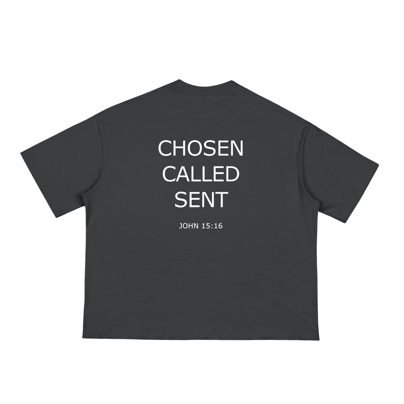 Chosen & Called Boxy Tee — Dark