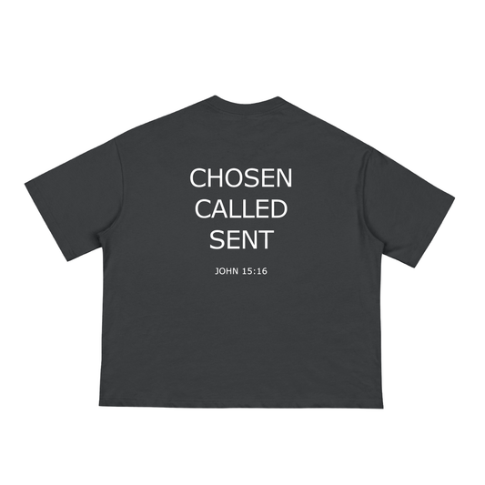Chosen & Called Boxy Tee — Dark
