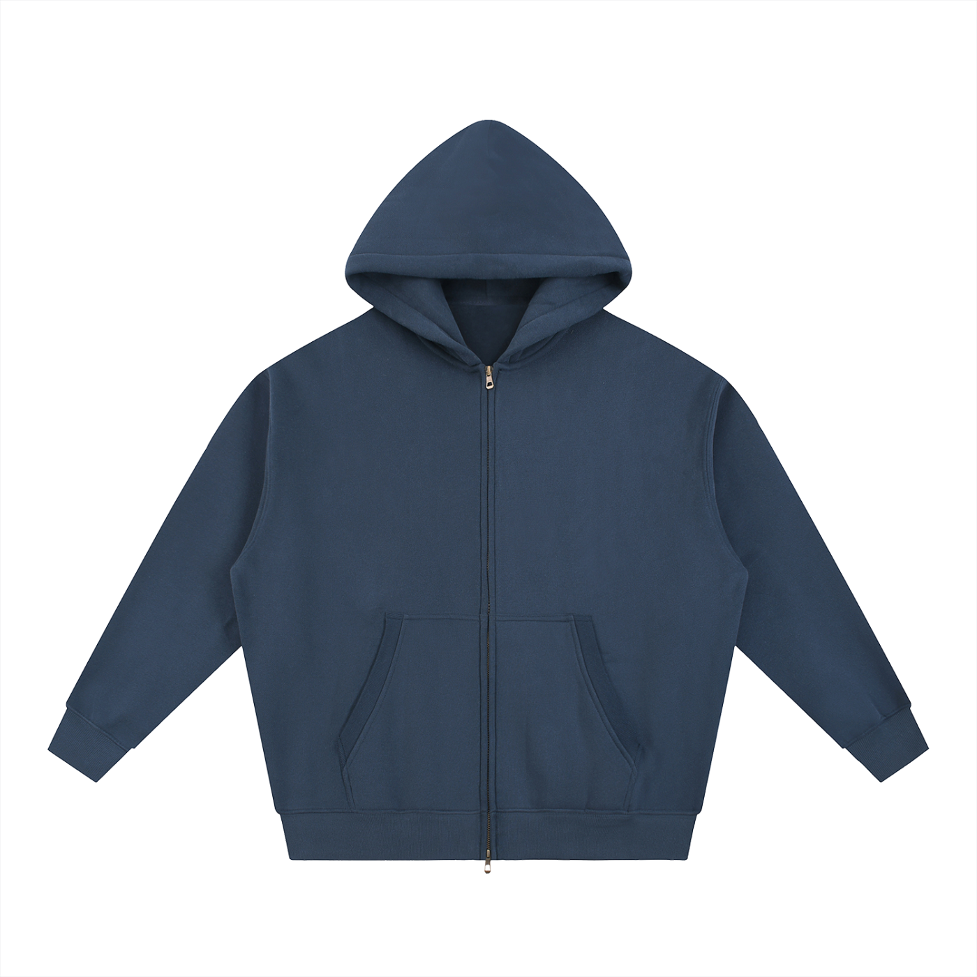 Not Ashamed Oversized Fleece Boxy Hoodie — Black