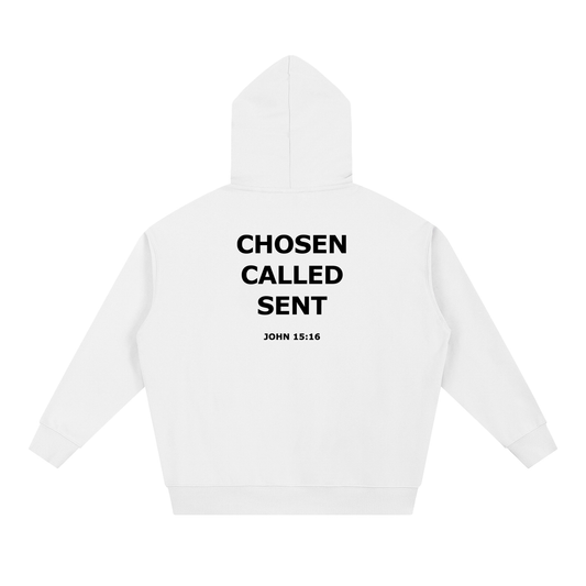 Chosen & Called Essential Heavyweight Hoodie — White