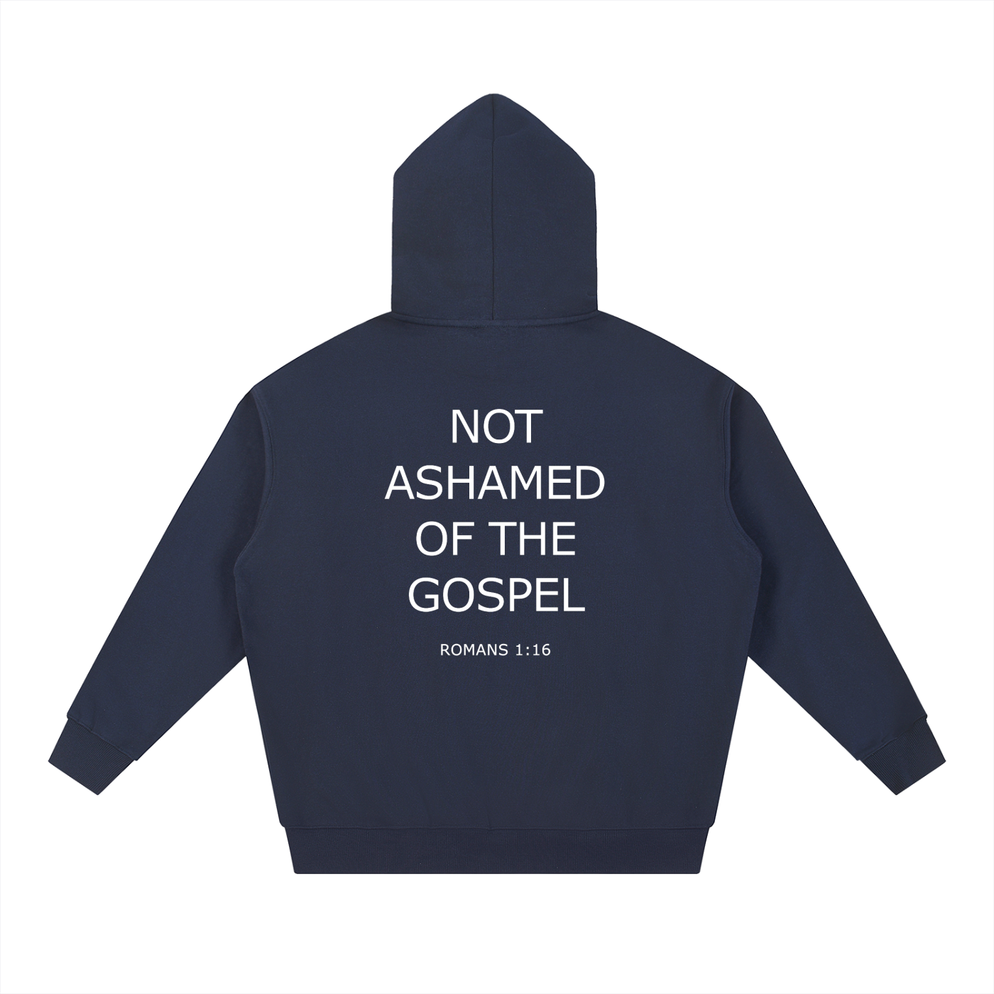 Not Ashamed Essential Heavyweight Hoodie (Dark)