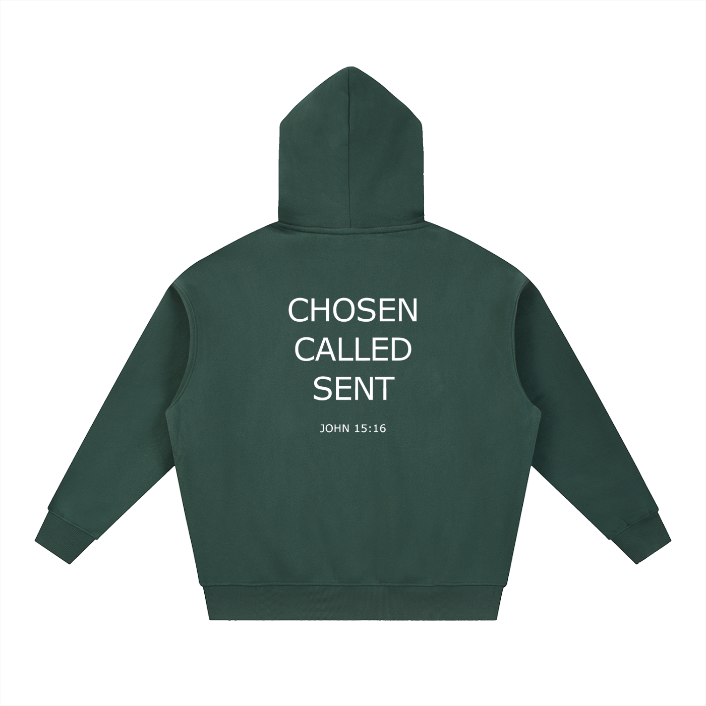 Chosen & Called Oversized Fleece Boxy Hoodie — Dark