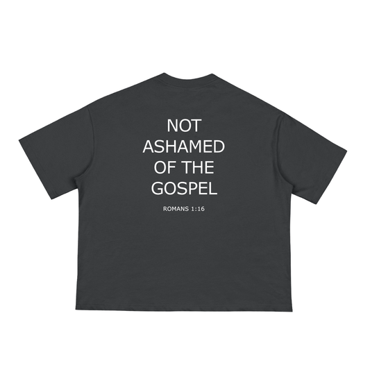 Not Ashamed Boxy Tee — Dark