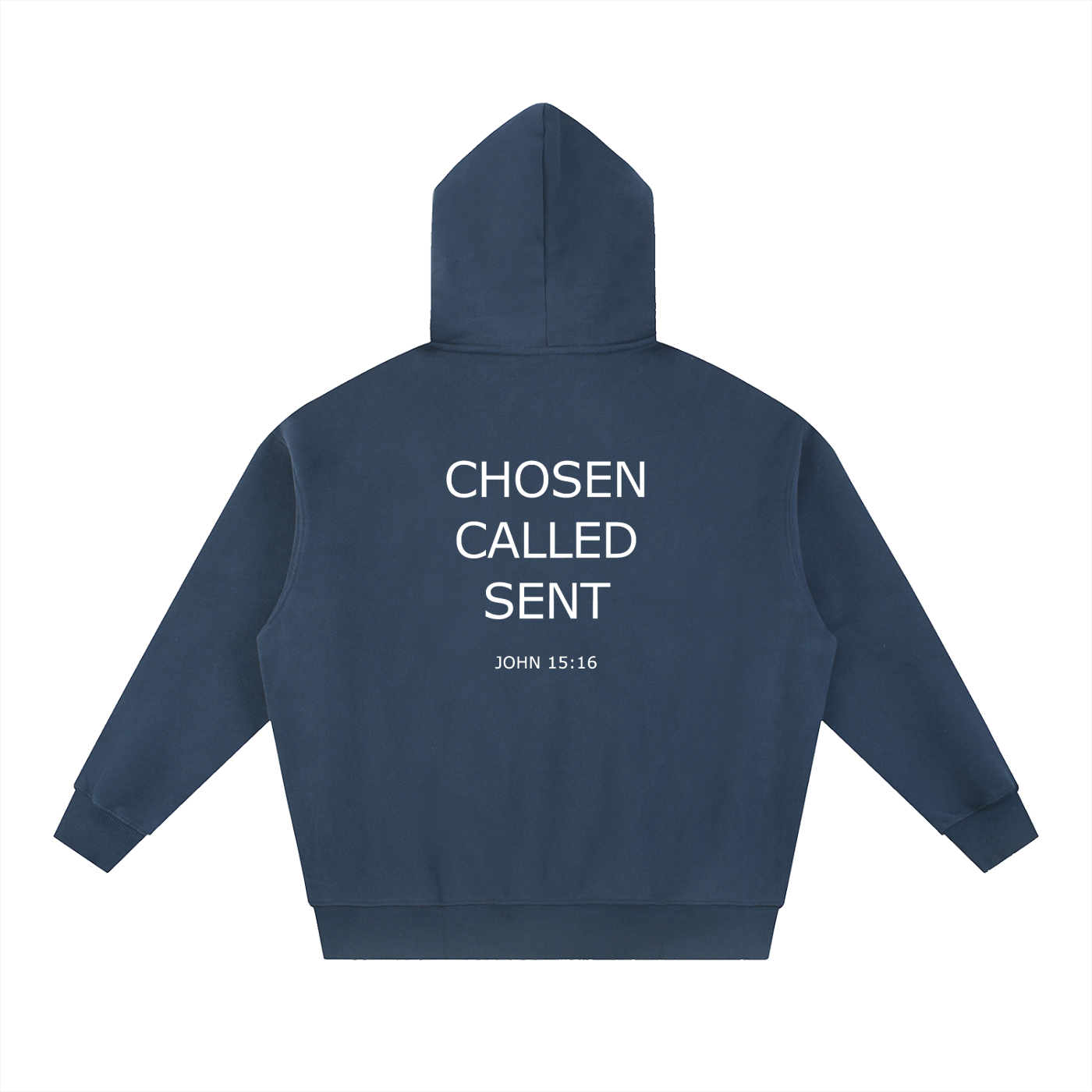 Chosen & Called Oversized Fleece Boxy Hoodie — Dark