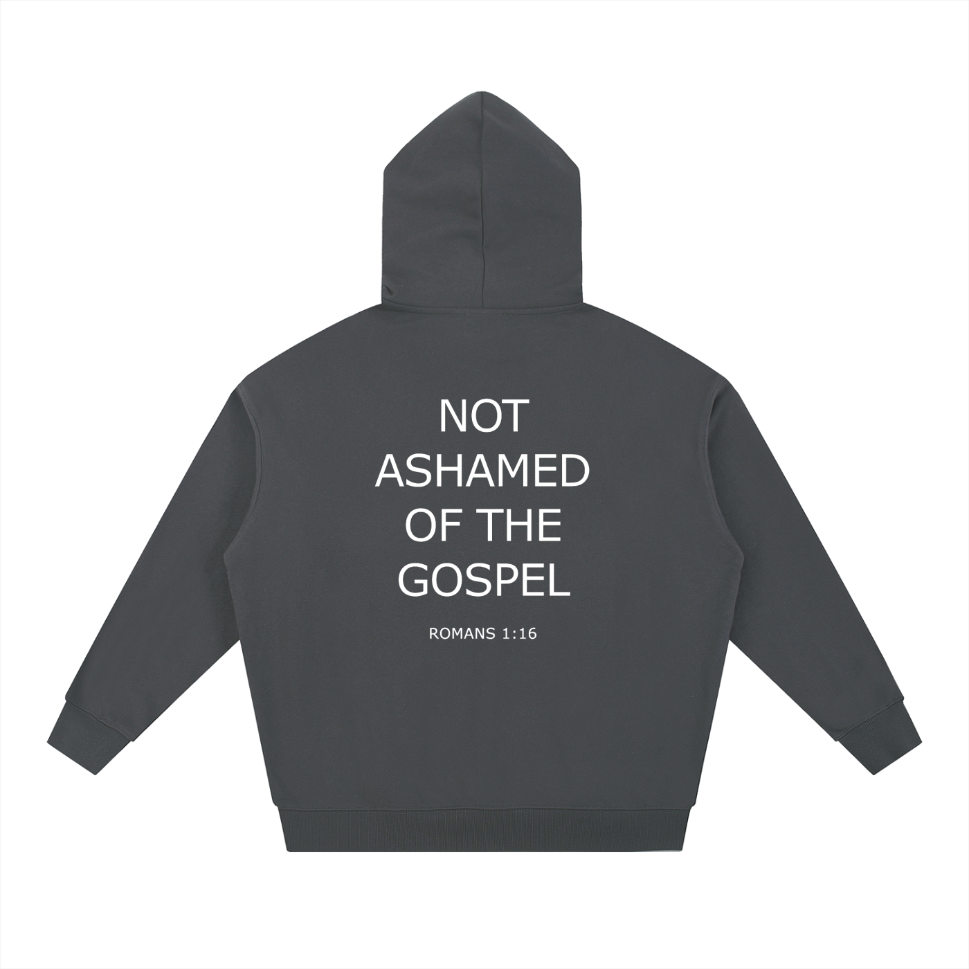 Not Ashamed Essential Heavyweight Hoodie (Dark)