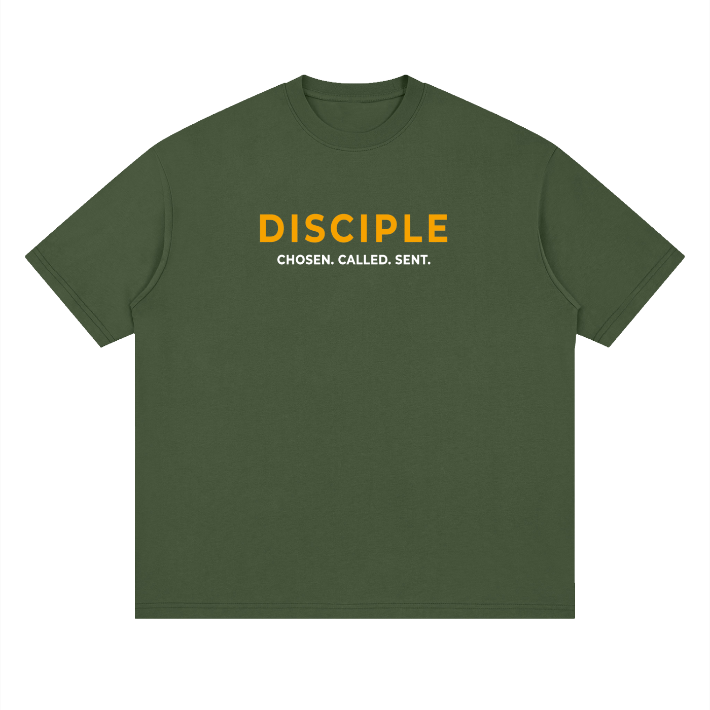 100% Disciple Drop Shoulder Tee — Black