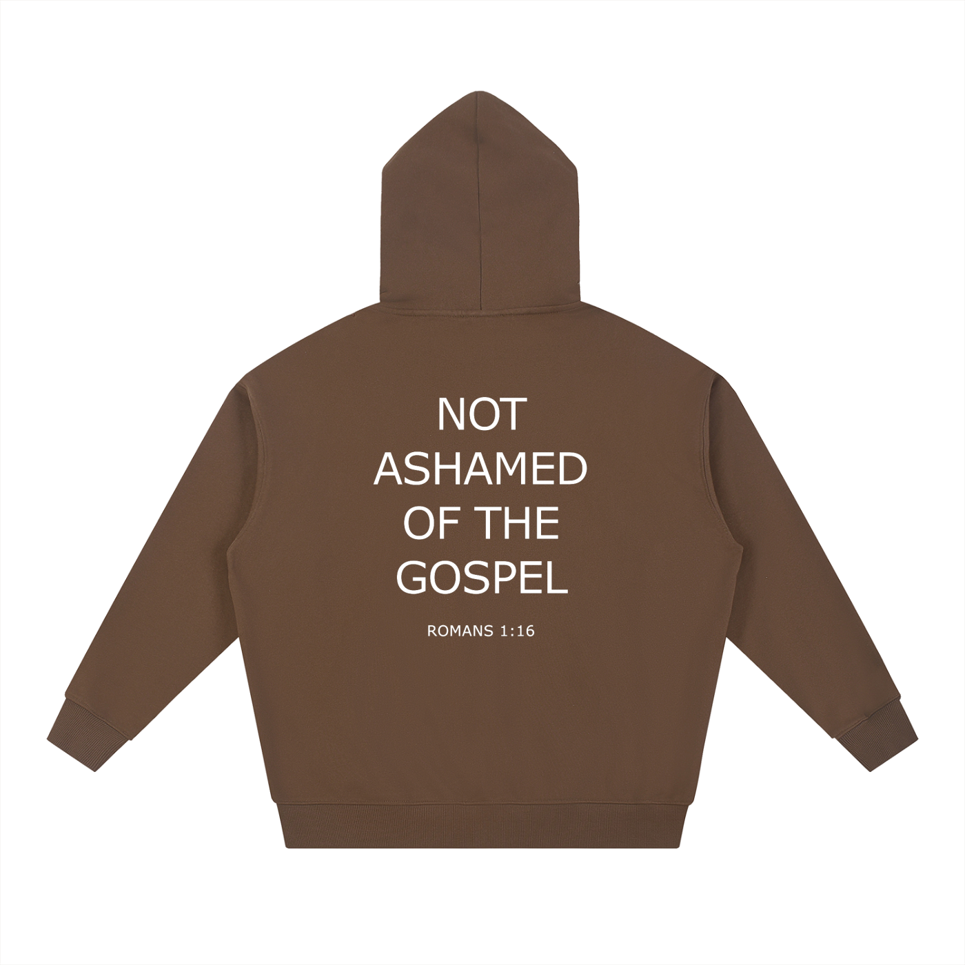 Not Ashamed Essential Heavyweight Hoodie (Dark)