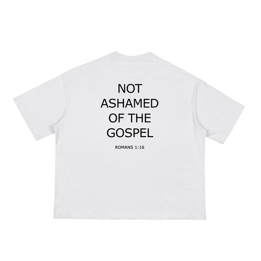 Not Ashamed Boxy Tee — Light