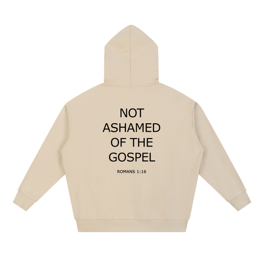 Not Ashamed Essential Heavyweight Hoodie — White