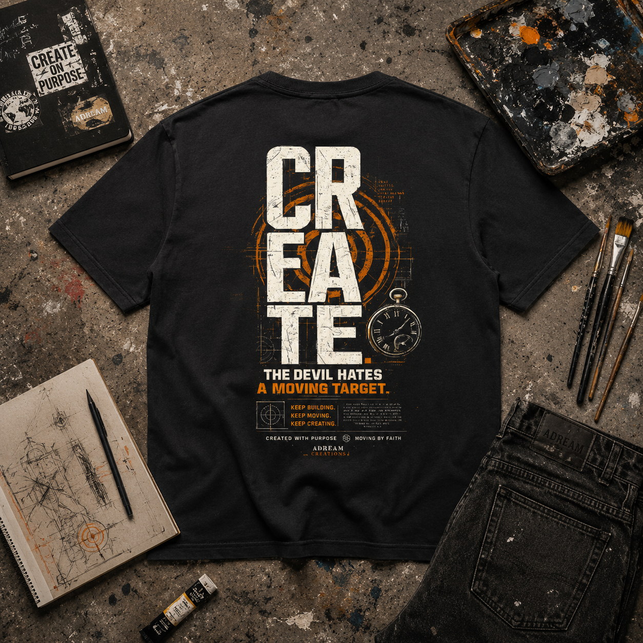 CREATE Drop Shoulder Tee