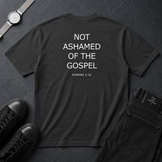 Not Ashamed Boxy Tee — Dark