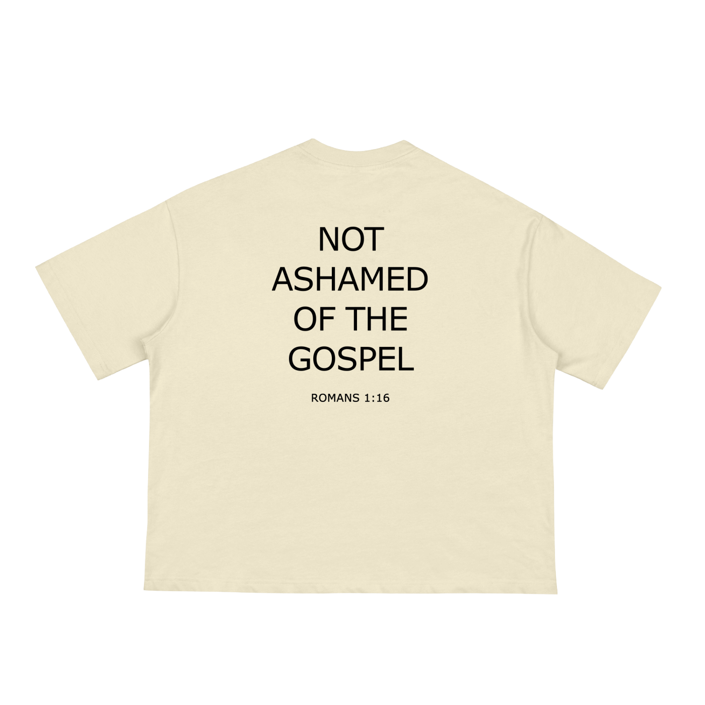 Not Ashamed Boxy Tee — Light