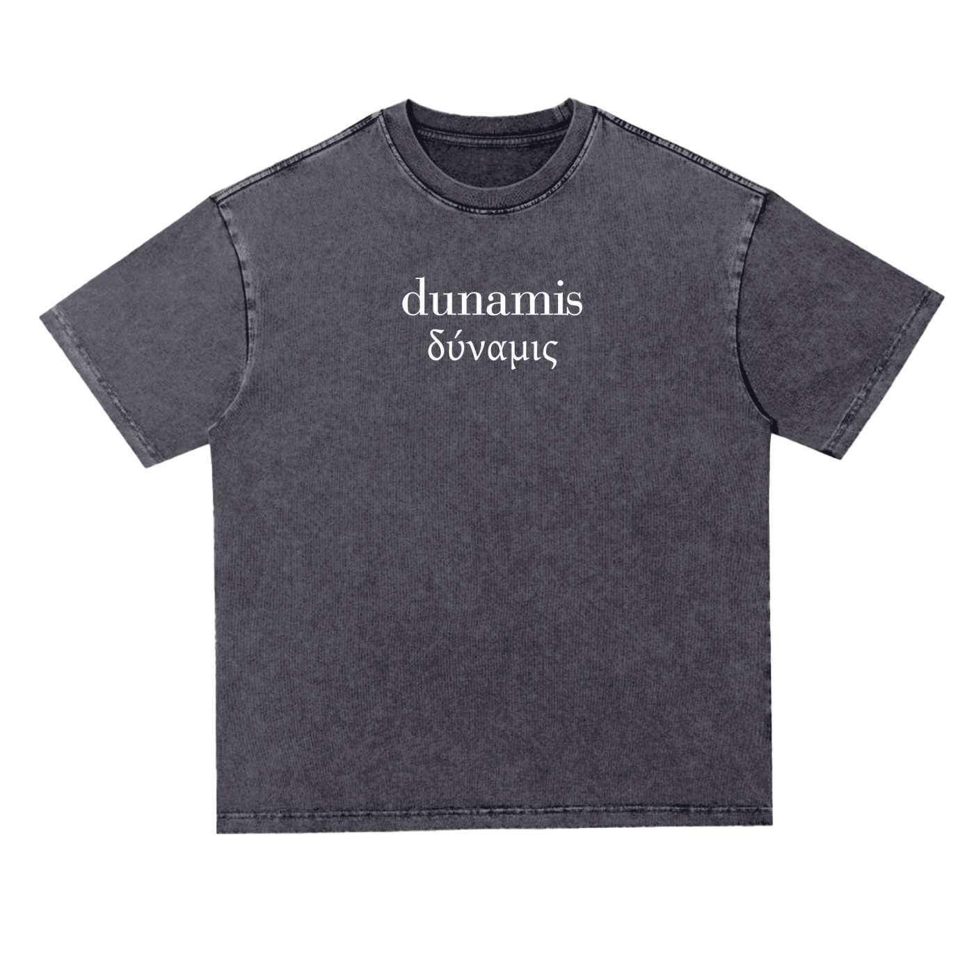 Dunamis Snow Washed Oversize Tee