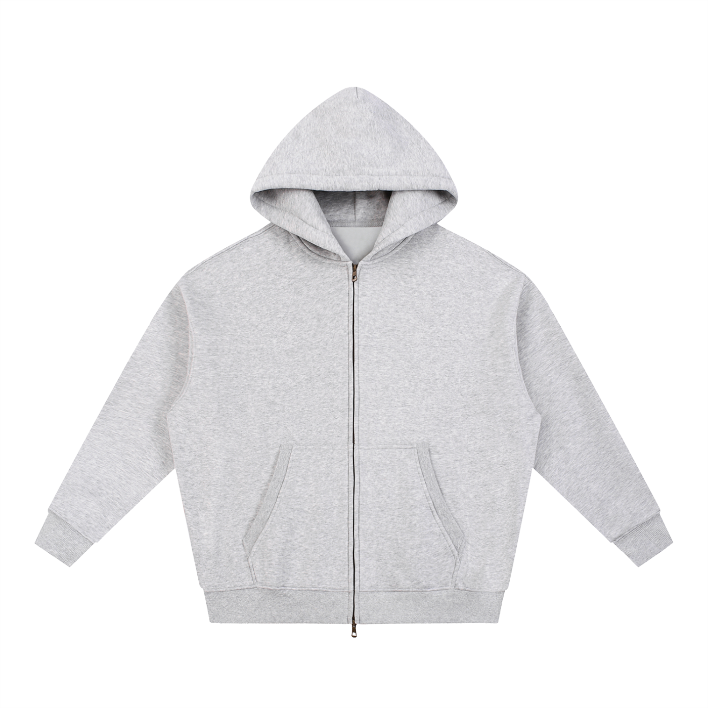 Chosen & Called Oversized Fleece Boxy Hoodie — Flower Gray