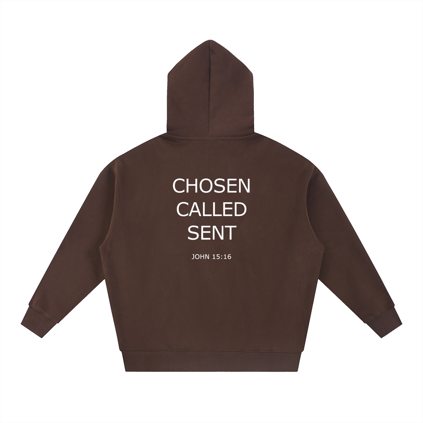 Chosen & Called Oversized Fleece Boxy Hoodie — Dark