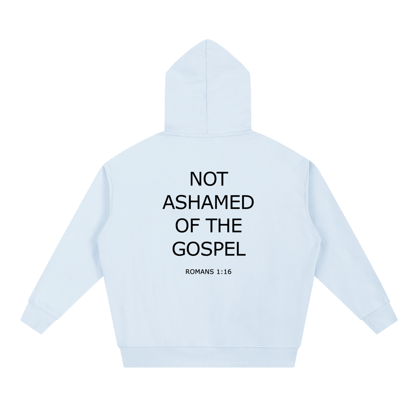 Not Ashamed Essential Heavyweight Hoodie — White