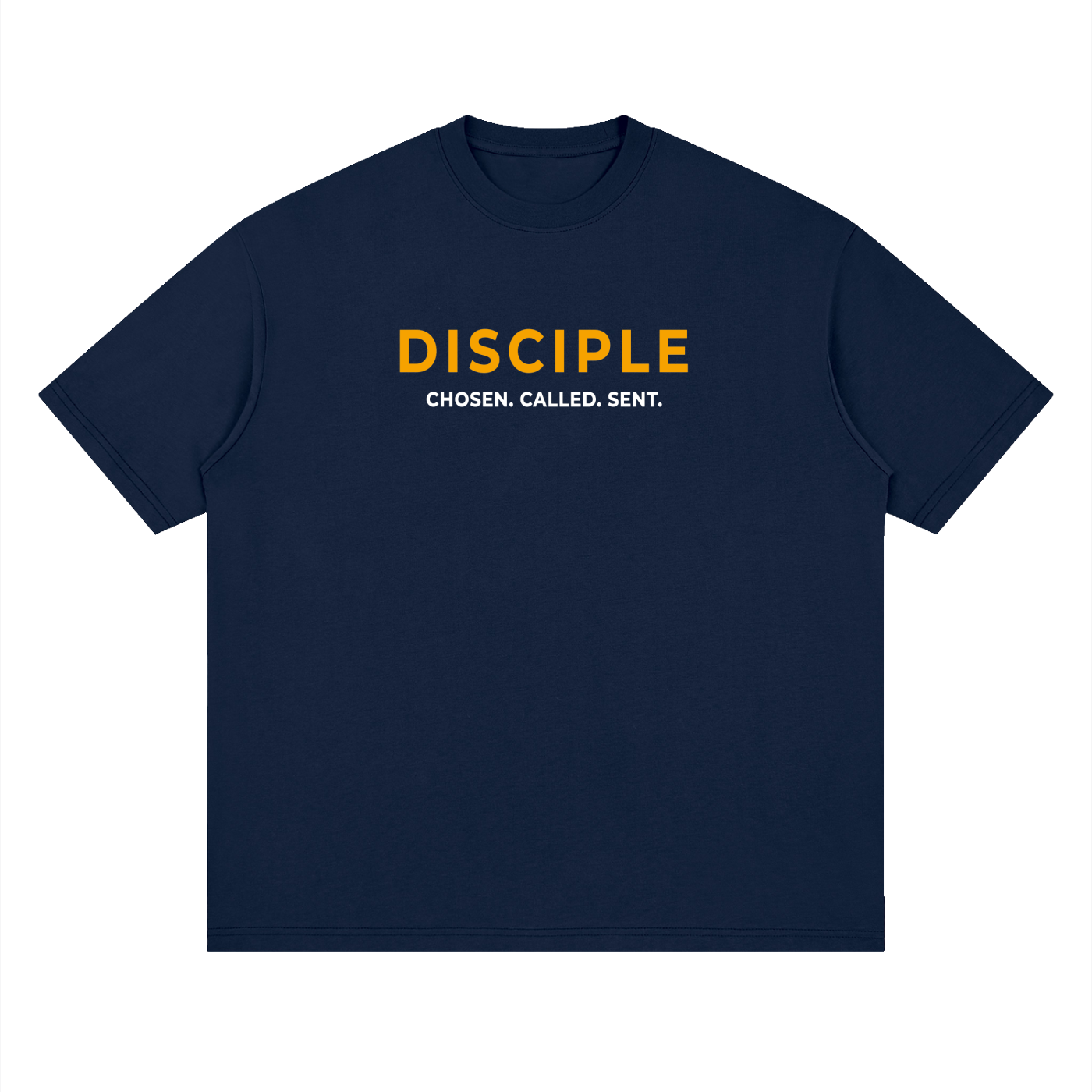 100% Disciple Drop Shoulder Tee — Black