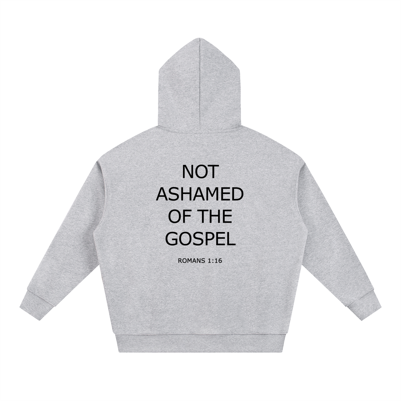 Not Ashamed Essential Heavyweight Hoodie — White