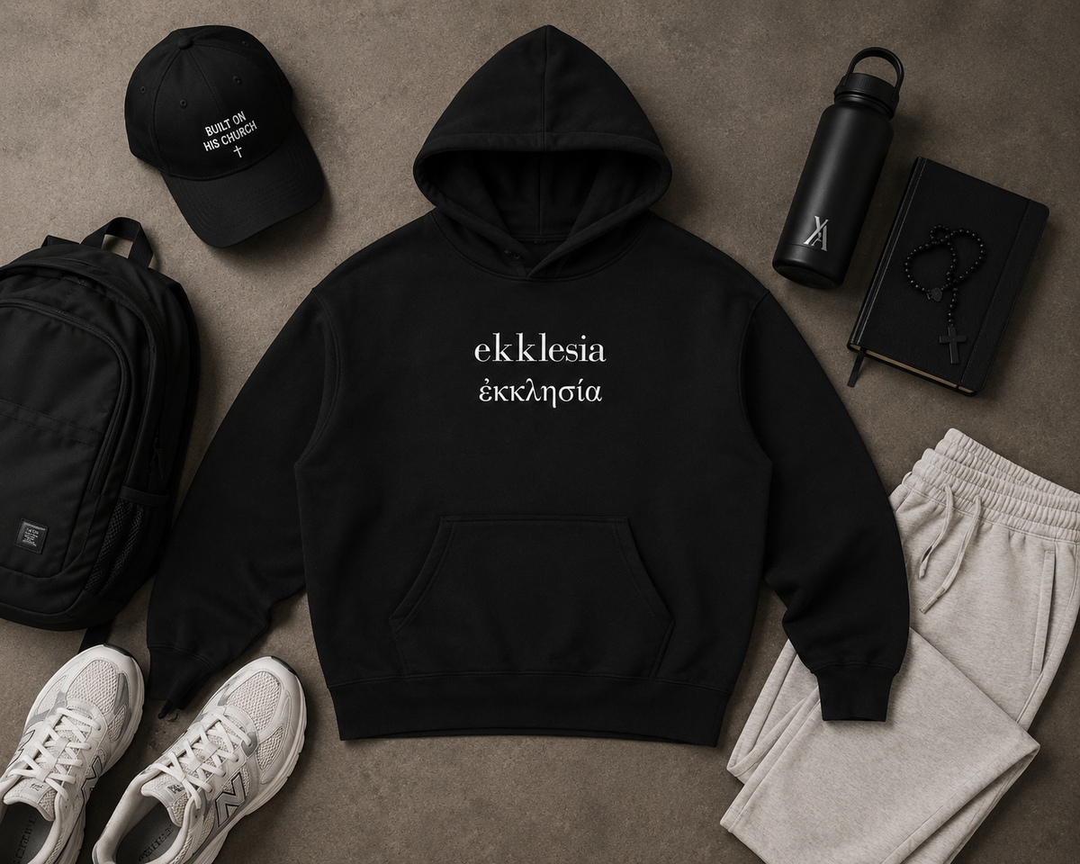 Ekklesia Oversize Hoodie - Dark