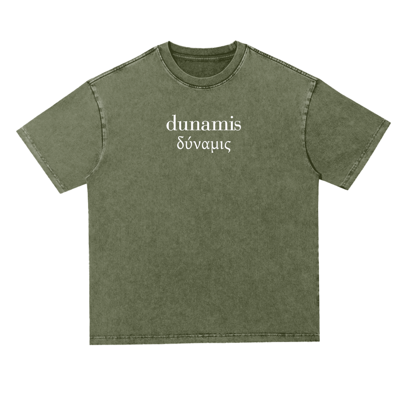 Dunamis Snow Washed Oversize Tee