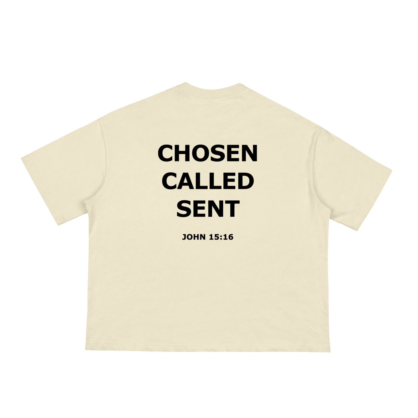 Chosen & Called Boxy Tee — Light