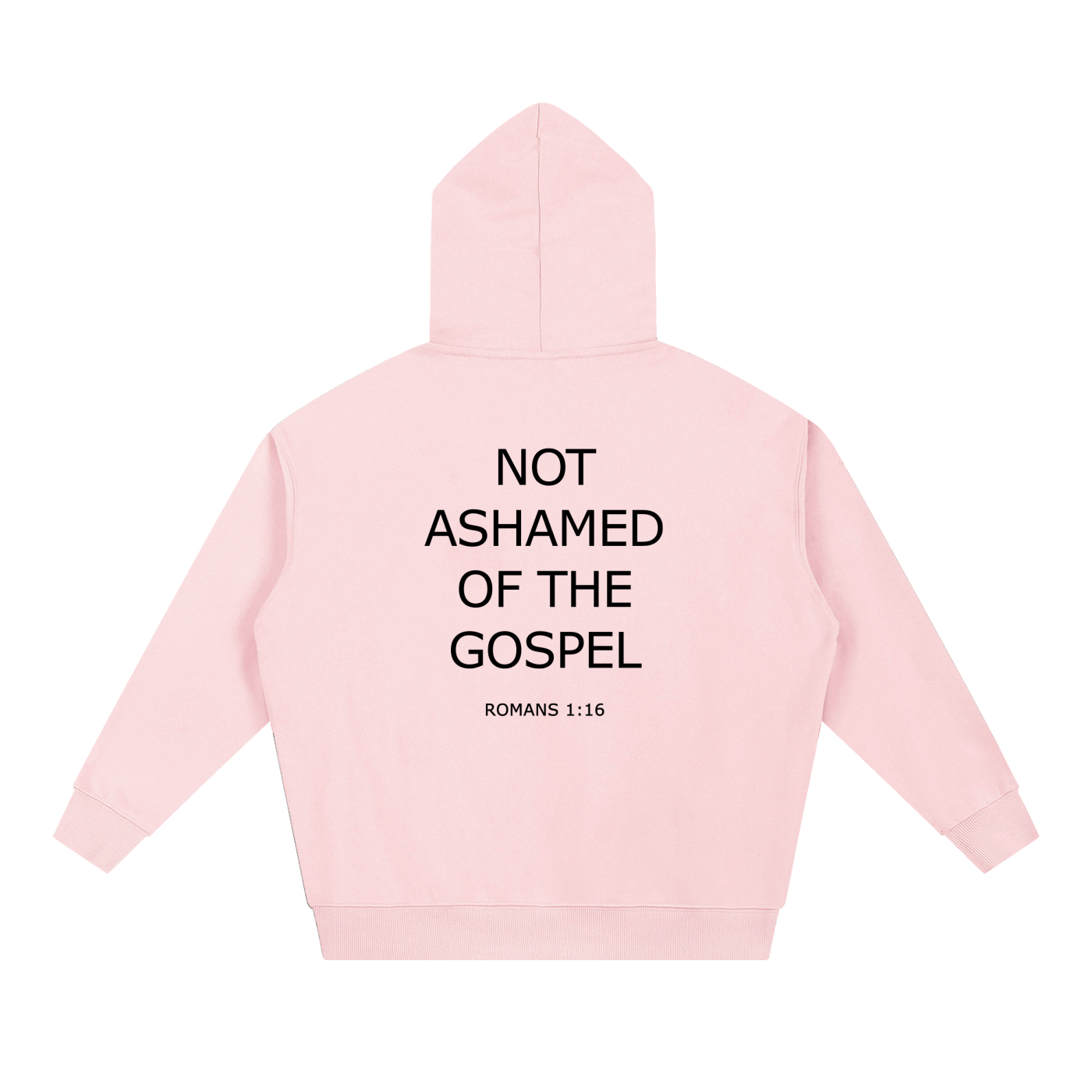 Not Ashamed Essential Heavyweight Hoodie — White