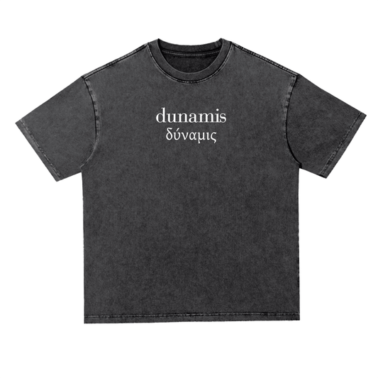 Dunamis Snow Washed Oversize Tee