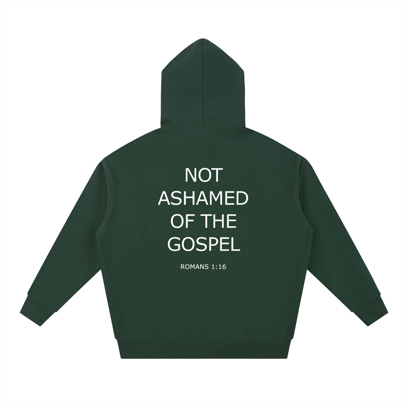 Not Ashamed Essential Heavyweight Hoodie — Black