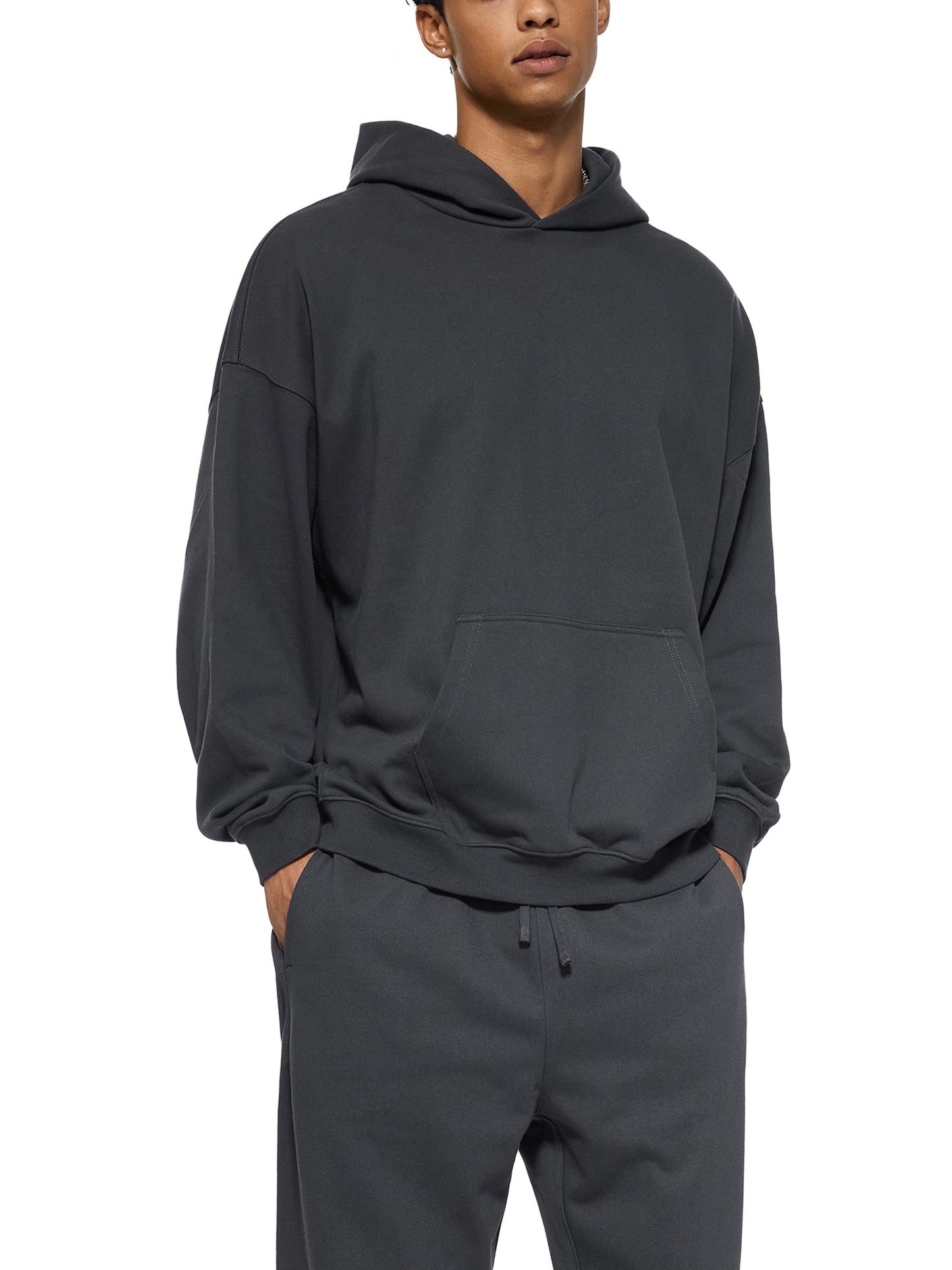 Not Ashamed Essential Heavyweight Hoodie — Black