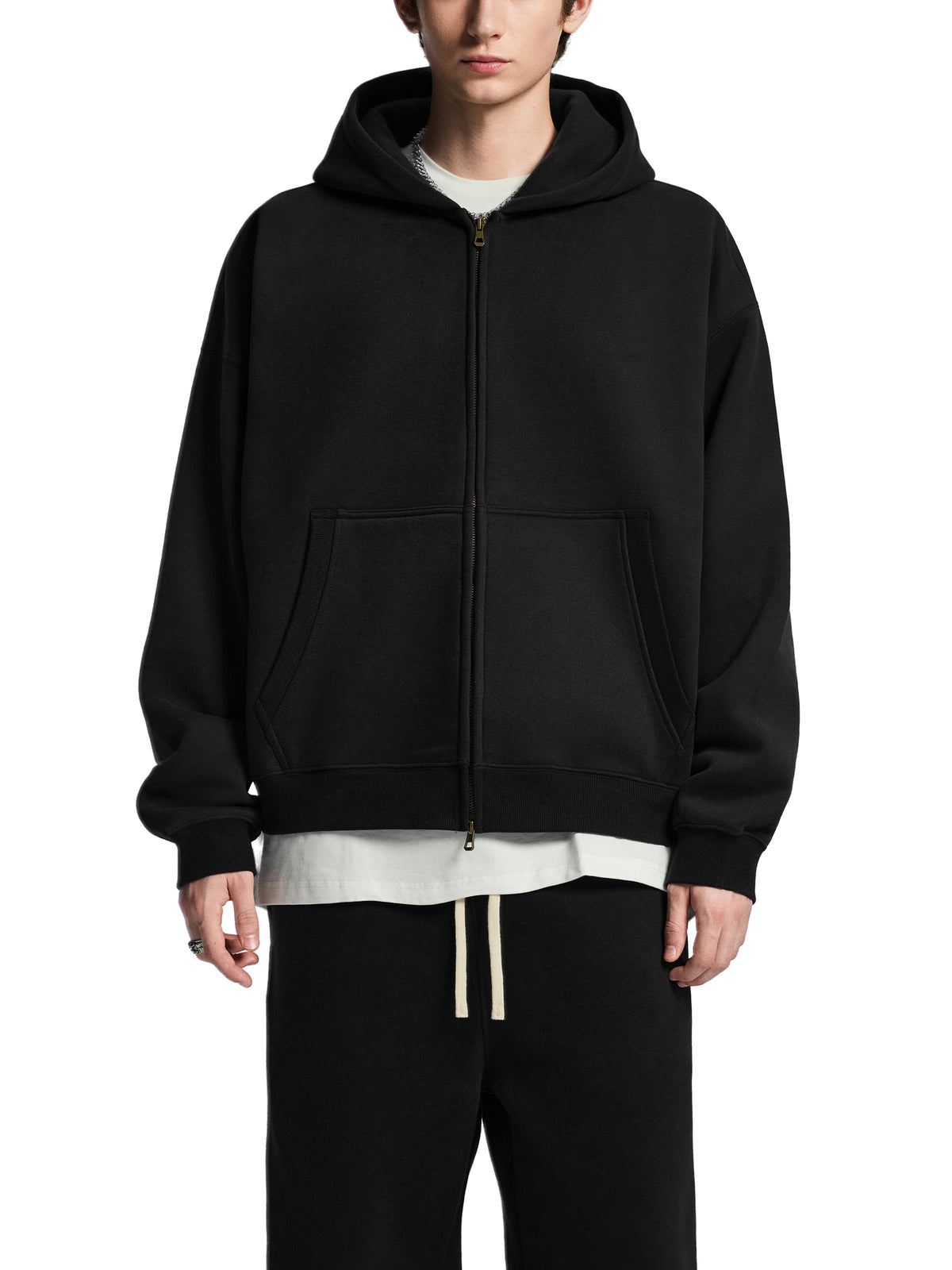 Chosen & Called Oversized Fleece Boxy Hoodie — Dark