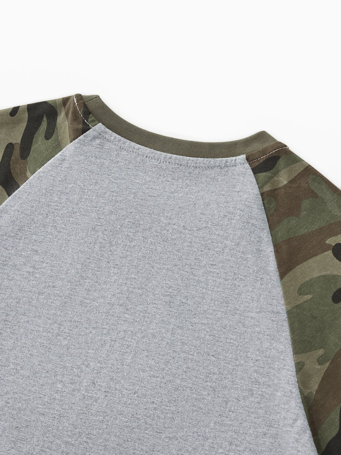 For Such A Time As This Camo Raglan Crop Tee (Light)