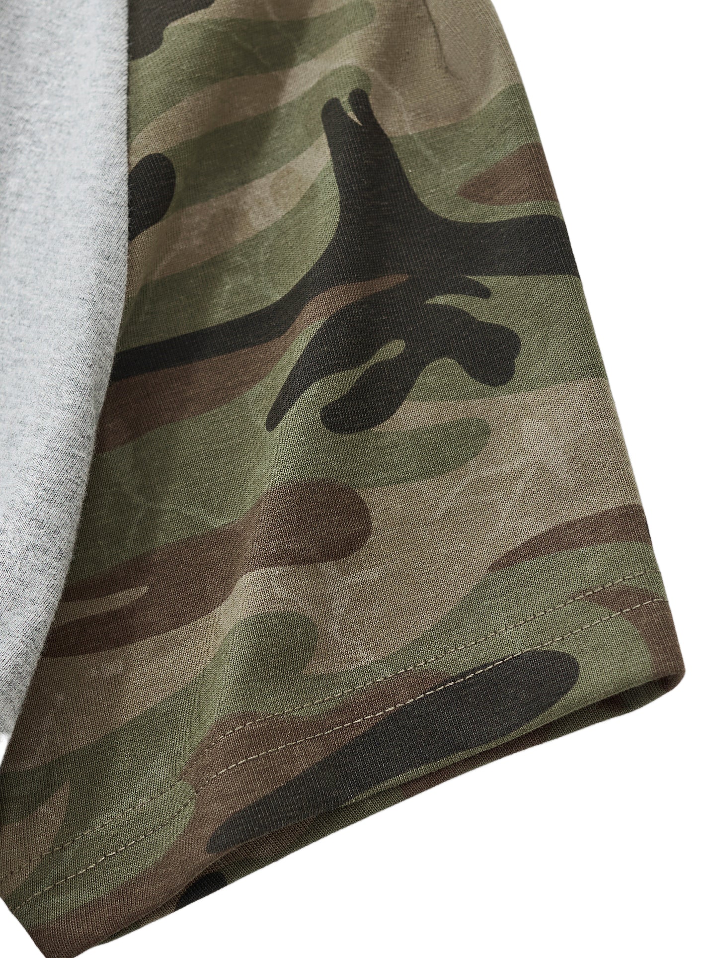 For Such A Time As This Camo Raglan Crop Tee (Light)
